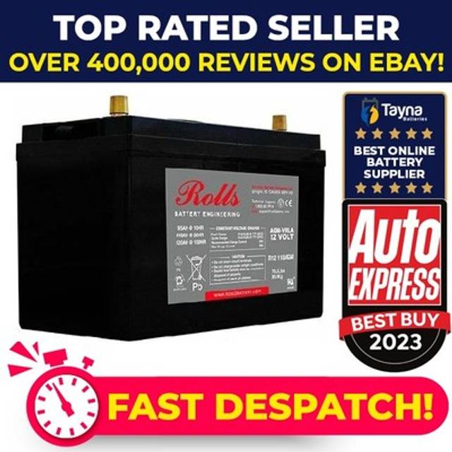 Rolls R12-110agm Series 2 12 Volt Deep Cycle Battery