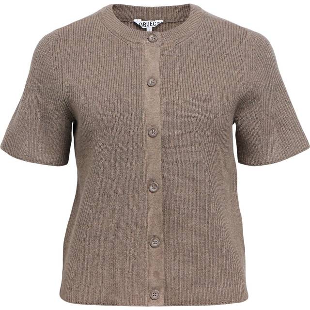 Short Sleeved Knitted Cardigan