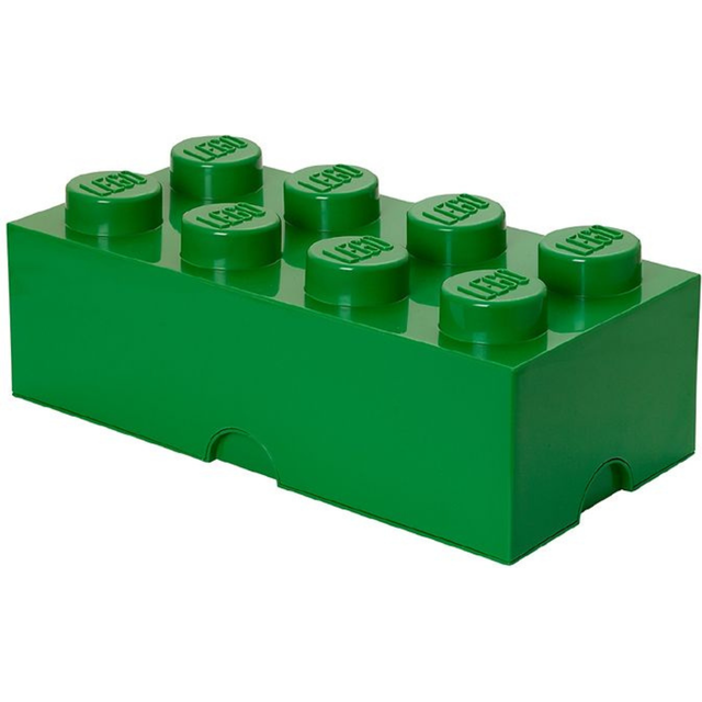 LEGO Green Lego Storage Brick - 8, Green