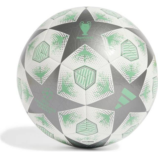 adidas Fotboll Champions League Final 2024/25 Munich Club - Silver/Vit/Grön - ['Vit', 'Grön', 'Silver'] (Ball SZ. 5)
