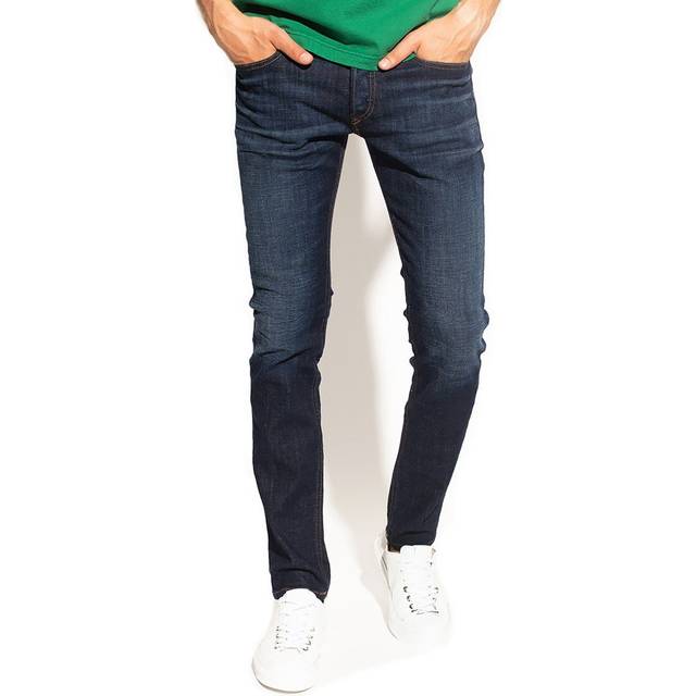 Diesel Sleenker Mens Skinny Fit Super Stretch Jeans In Dark Blue Uk 30 - 36