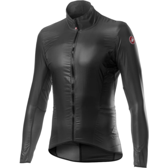 Castelli Aria Shell Jacket Cykeljacka Herr Storlek XXL Färg svart/grå