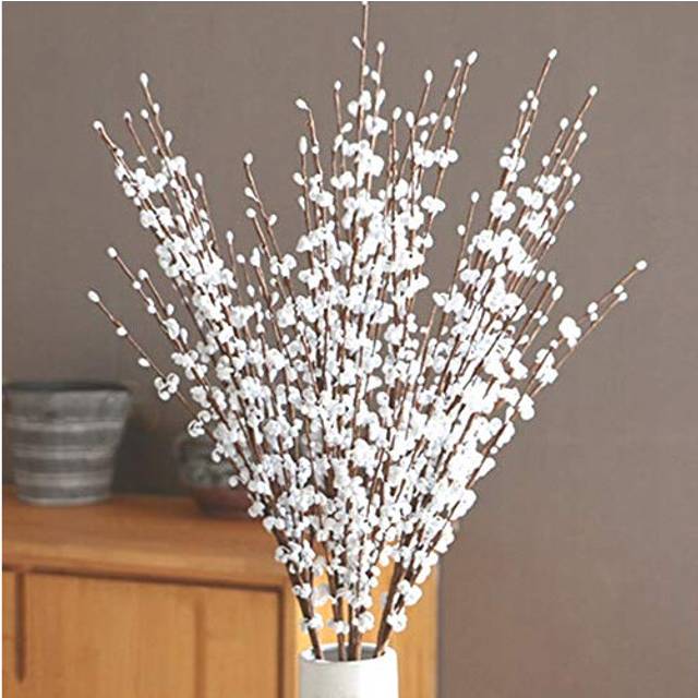 12 Pcs 29.5'' Long Stem Artificial Jasmine Flowers Tall Fake Flower Bouquet Faux Jasmine Plants for Hotel Home Office Kitchen Bedroom Wedding Party