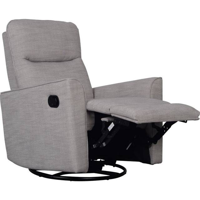 Obaby Madison Swivel Glider Recliner Chair - Pebble - Pebble / 97 x 75 x 100