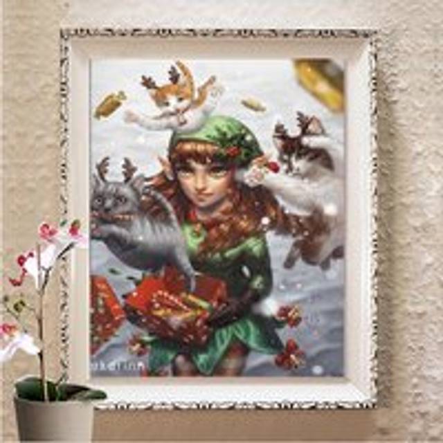 DIY 5D Diamond Painting Full Round Resin Mosaic Diamond Embroidery Cross Stitch Kits Wall Art Home Decor Full Square 20X30CM