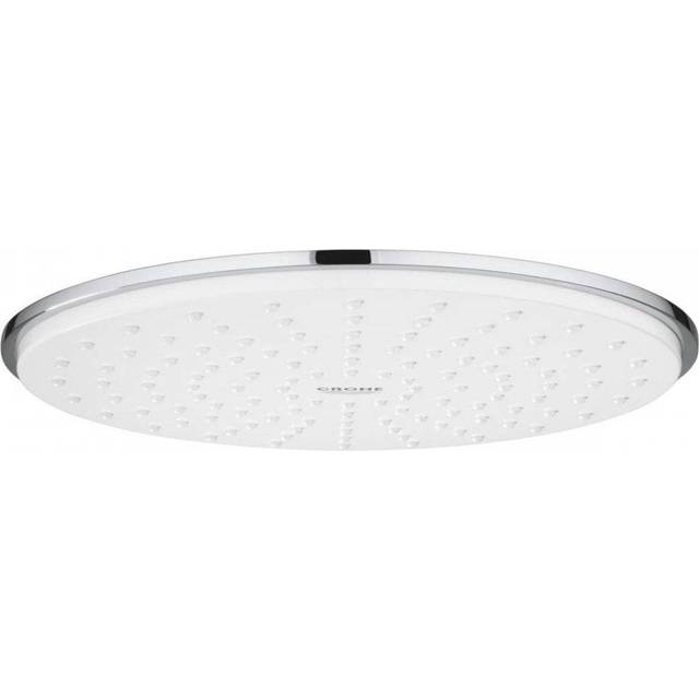 Grohe Rain shower Cosmo Large Fixed Shower Head With Flow Limiter- Moon White