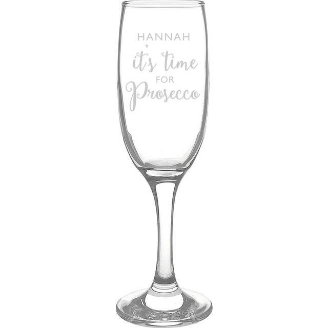 Personalised 'It's Time for Prosecco' Flute
