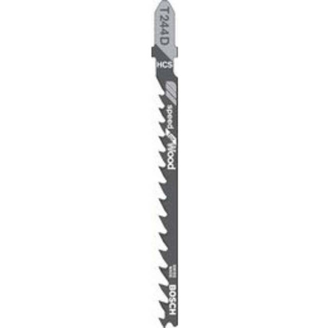 Bosch T244D Jigsaw Blades Fast Wood Cutting (Pkt 5)