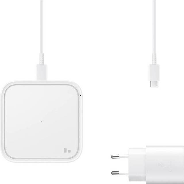 (White with EU Carger) Samsung Fast Wireless Charger 15w Qi Pad For Galaxy Z Fold Flip 3 4 S23 S22 S21 Ultra S10  S9 S8 Plus Note 20 Earphone,ep-p2400