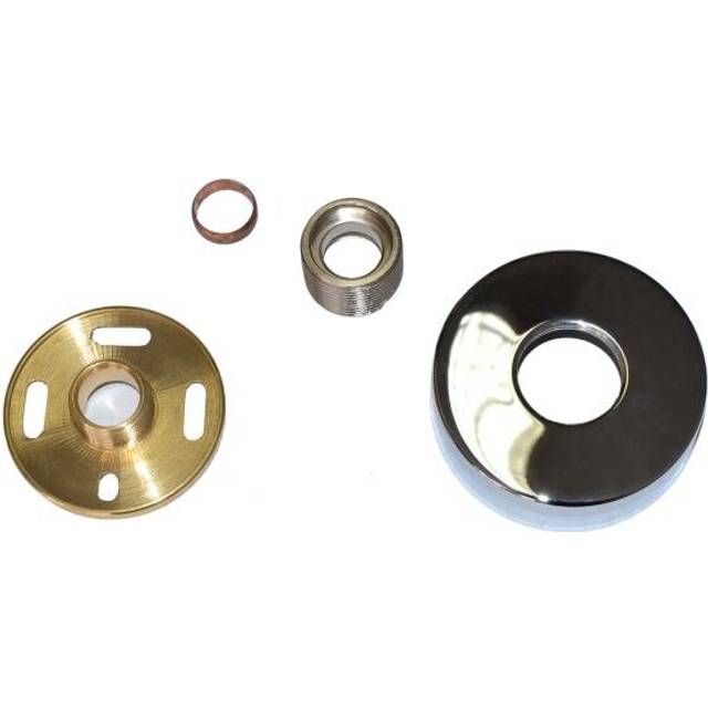 Round Wall Mounted Easy Fitting Kit For Shower Mixer Valve & Bath Taps
