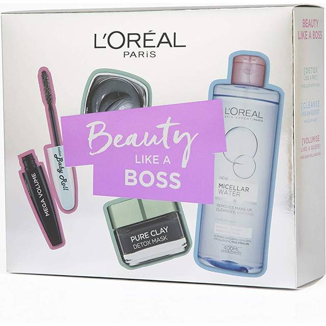 L'Oreal Paris Skin Expert Cleanser And Mascara Christmas Gift Set For Her