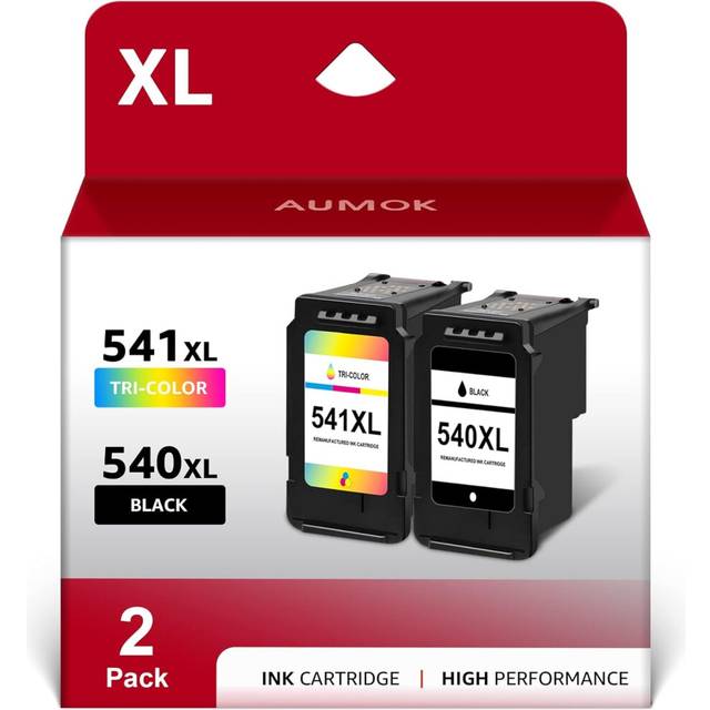 540XL 541XL Twin Pack Replacement for Canon 540 and 541 Ink Cartridges for Pixma MG3650s MG3650 MG3600 TS5150 TS5151 TS5100 M3100 MG3150 MG3500 MG4250