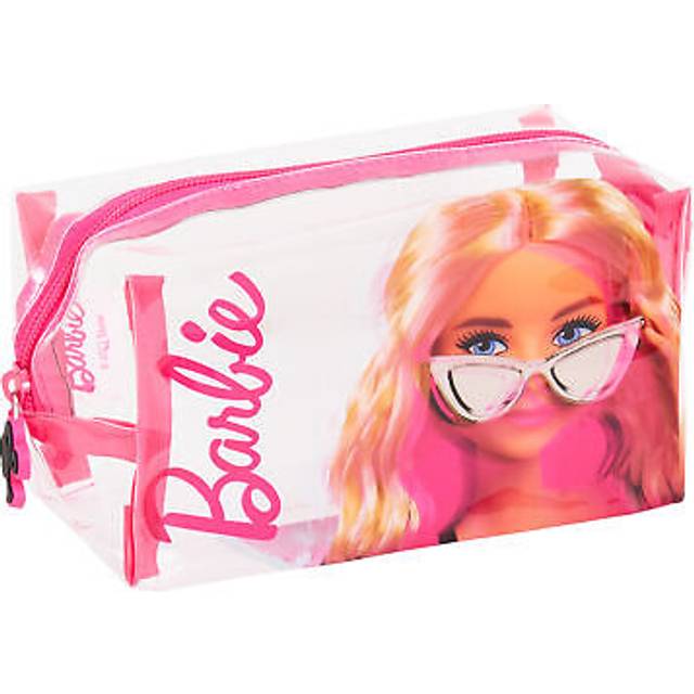 Clear Cosmetics Bag for Girls Womens Transparent Make Up Bag Travel Toiletry Bags Pencil Case
