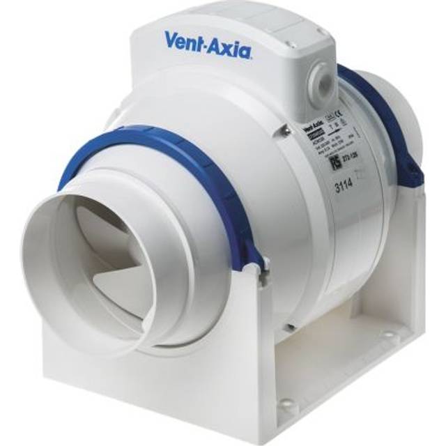 Vent axia acm100 in-line mixed flow extractor fan 4"