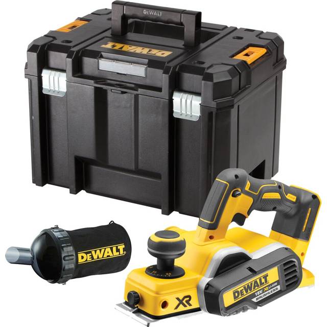 Dewalt DCP580N 18v XR Cordless Brushless Planer Bare + TSTAK Case + Dust Bag