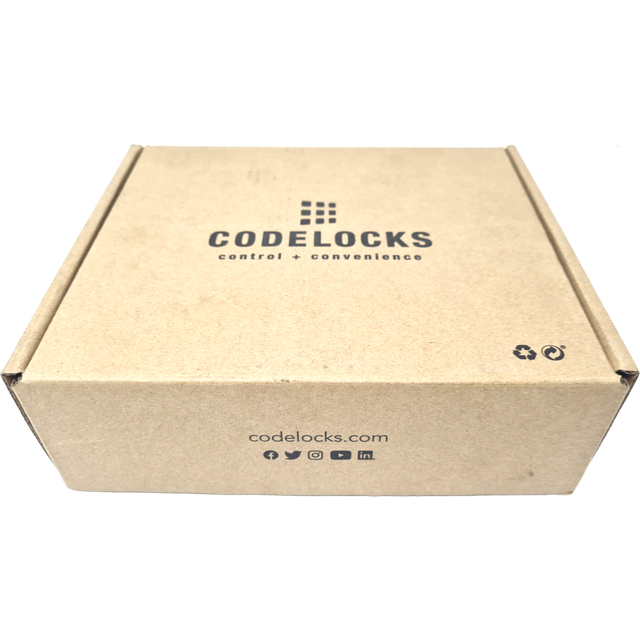 Codelock electronic keyless lock: keypad, ada complient, zinc, cl4000gd-lh-bs