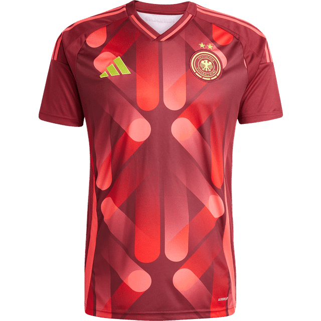 adidas Germany Women's 25 Away Football Shirt - Junior - Team Collegiate Burgundy / YM 11-12Yr