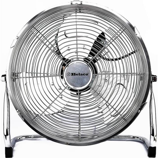 Belaco Oscillating Box Fan - Silver (12&#34;)