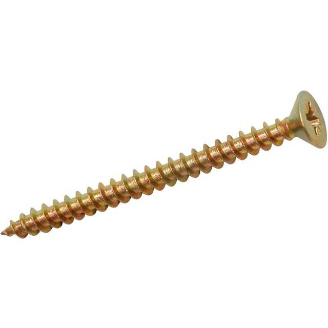 ForgeFix MPS430Y Multi-Purpose Pozi Screw CSK ST ZYP 4.0 x 30mm Bo...