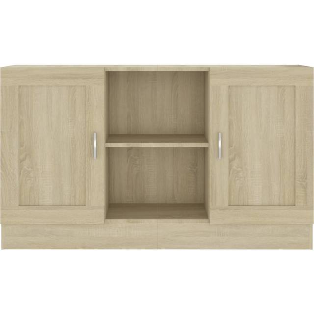vidaXL Sideboard Sonoma Oak 120x30.5x70 cm Engineered Wood - Brown
