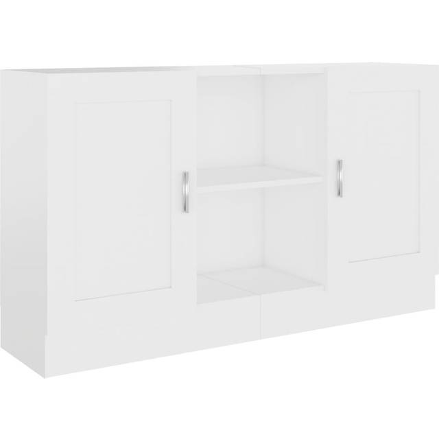 vidaXL Sideboard White 120x30.5x70 cm Engineered Wood