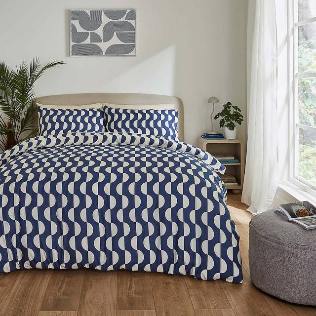 Modern Brights Duvet Cover & Pillowcase Set - Blue