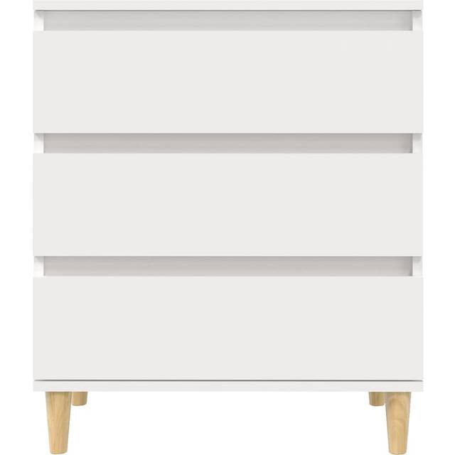vidaXL Byrå betonggrå 60x35x70 cm konstruerat trä