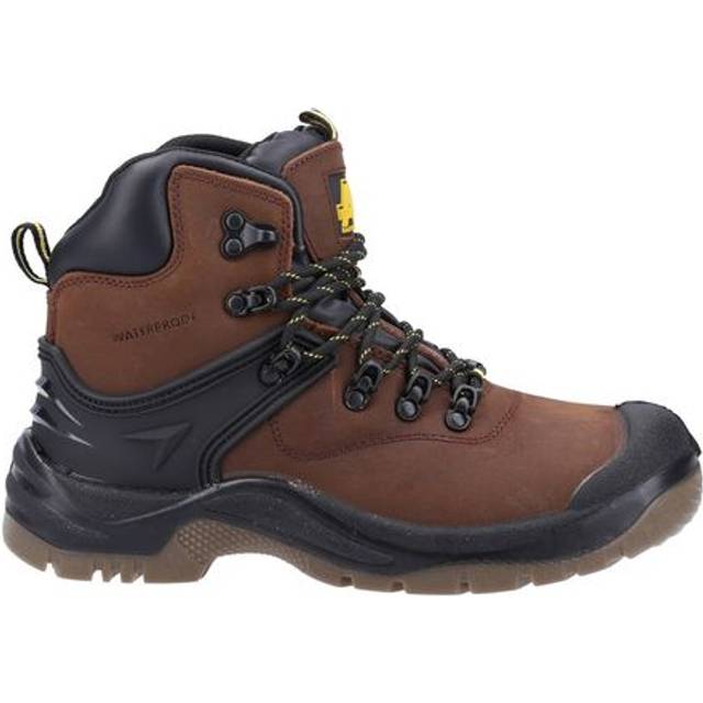 Amblers Men's 'FS197' Waterproof Safety Footwear in Brown | Size: 7