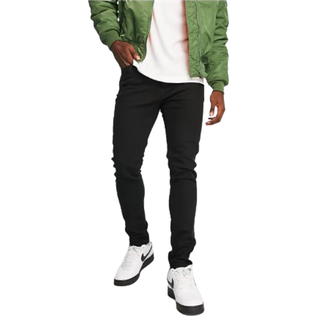 Levi's 510 Skinny Fit Jeans - Leaf Adv - Black, Black, Size 34, Length Regular, Men -  length REGULAR,34