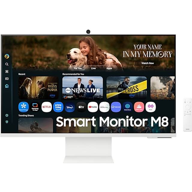 Samsung Smart M8 32" monitor (vit)