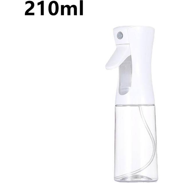 Oil Spray Bottle Cooking Baking Vinegar Mist Sprayer Barbecue Spray Bottle for Home Kitchen Cooking BBQ Grilling Roasting 20.5x6cm(210ml) white