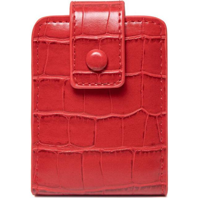 Lipstick Cosmetic Bag With Mirror Women Travel Makeup Bag Crocodile Pattern Pu Mini Toiletry Organizer Pouch Storage