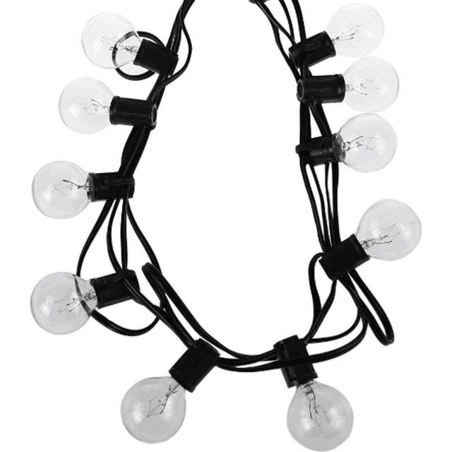 (US Plug) 25FT Patio String Light Christmas G40 Globe Festoon Bulb Fairy String Light Outdoor Party Garden Garland Wedding Decorative Lights