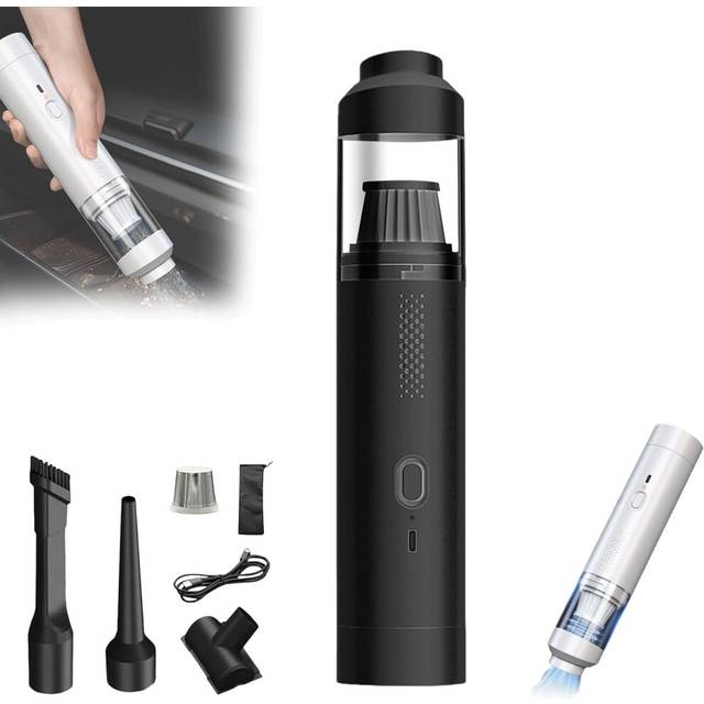 (Black) Cordless Car Vacuum High Power,9000pa High Power Car Vacuum Cleaner,Multifunctional Handheld Vacuums Cleaner,4 In 1 Portable Vacuum,30 Mins Ru