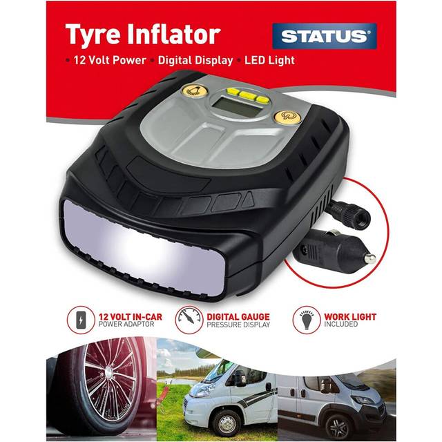 Status SDTI1PKB Digital Tyre Inflator - Black