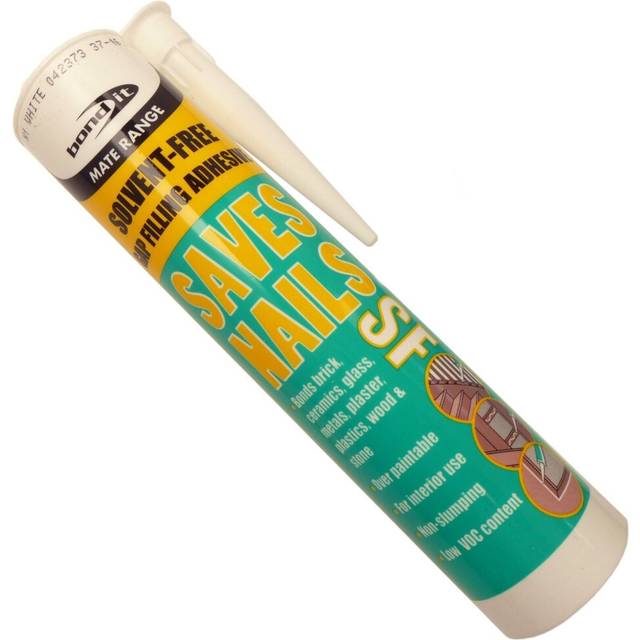 Saves Nails SOLVENT FREE Bond it Instant Grab Adhesive Fix EU3 Tube
