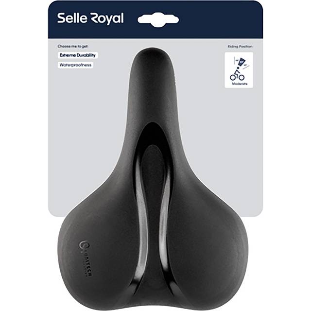 Selle Royal e Rio Moderate Unitech Cykelsadel Sort