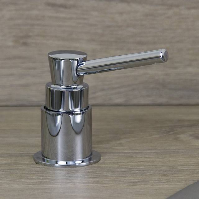 Astini polished chrome 270ml integrated kitchen sink soap dispenser 202/ch