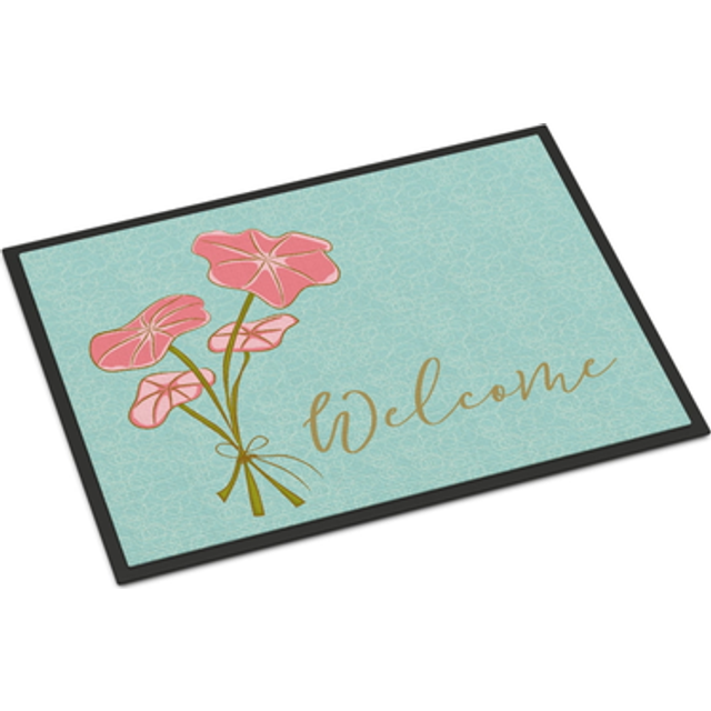 """""Caroline's Treasures Bunch of Flowers Welcome Doormat 18"""""""" x 27"""""""" Multicolor"""""
