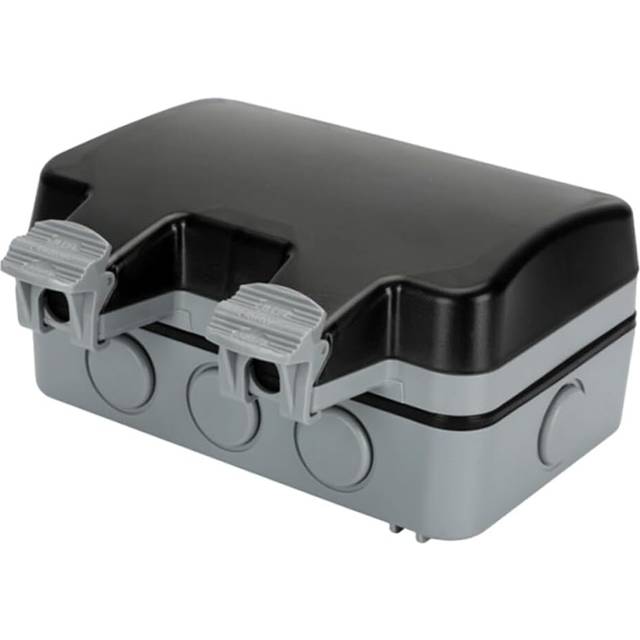 Power Socket Waterproof Cover 6 Holes Wall Socket Outdoor Electrical Socket for Home Hotel Public Place