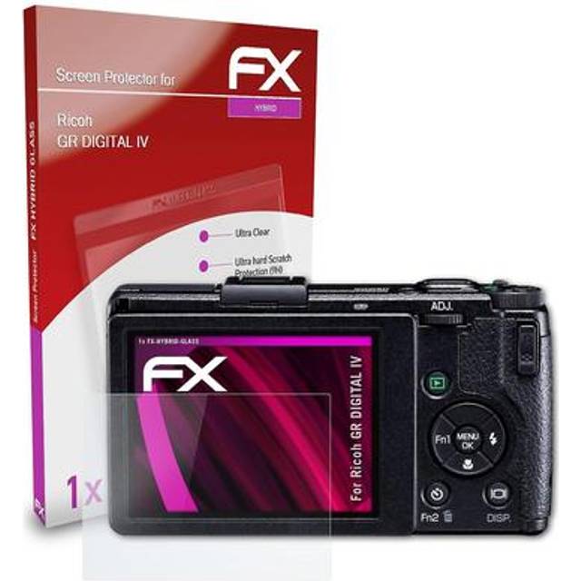 Atfolix Glass Protector For Ricoh Gr Digital Iv 9h Hybrid-glass