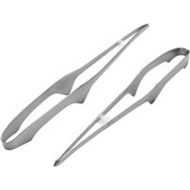 Korean and Japanese bbq Tongs Self-Standing Grill Non-Slip Cooking Utensils Stainless Steel