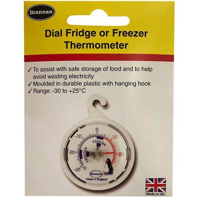 Brannan Dial Fridge Freezer Thermometer One Size