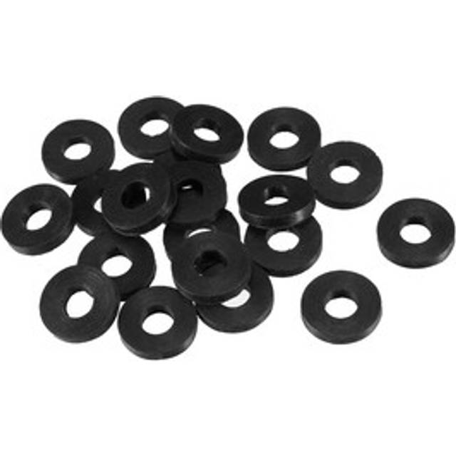 20pcs 6mm X 14mm X 2.5mm Rubber Oil Sealing O-rings Washer Gasket Black
