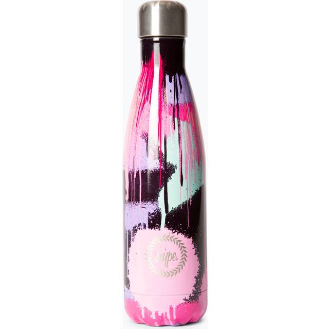 Hype Boys Multicoloured Spray Paint V2 Thermal Water Bottle - One Size / Black