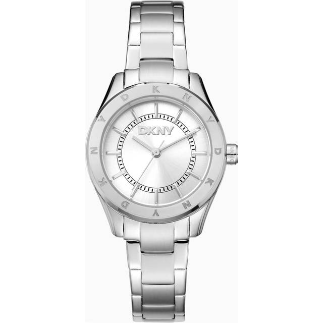 DKNY DK1L018M0015 Damenuhr Chambers Sport Silver 30mm 5ATM