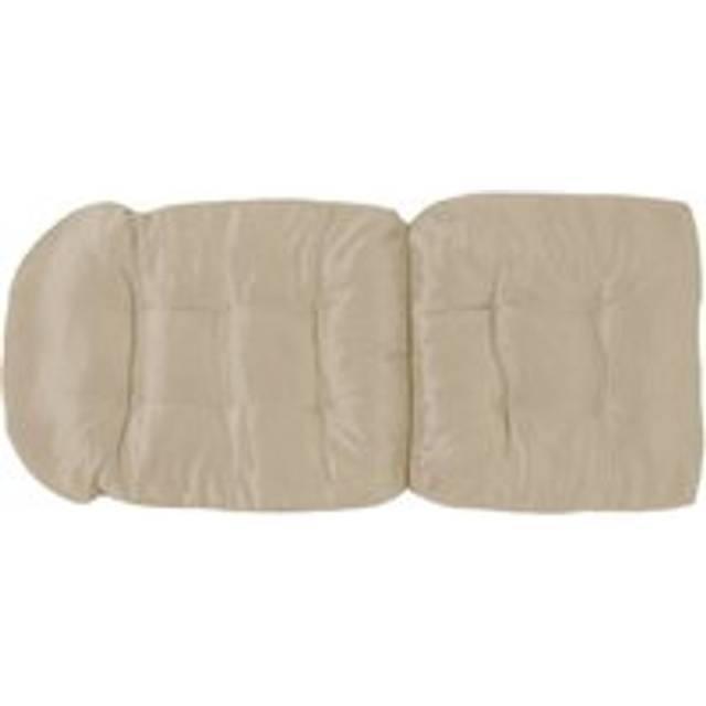 Living And Home Khaki Waterproof Garden Lounger Chair Cushion, 125Cm L X 53Cm W - One Size