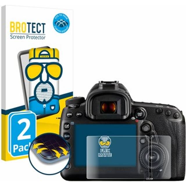 2x full cover for canon eos 5d mark iv (display + top plate display) matte