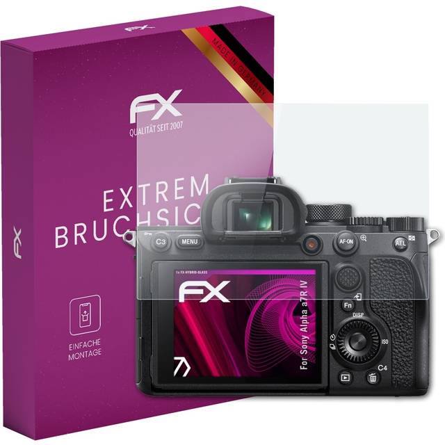 Atfolix Glass Protector For Sony Alpha A7r Iv 9h Hybrid-glass