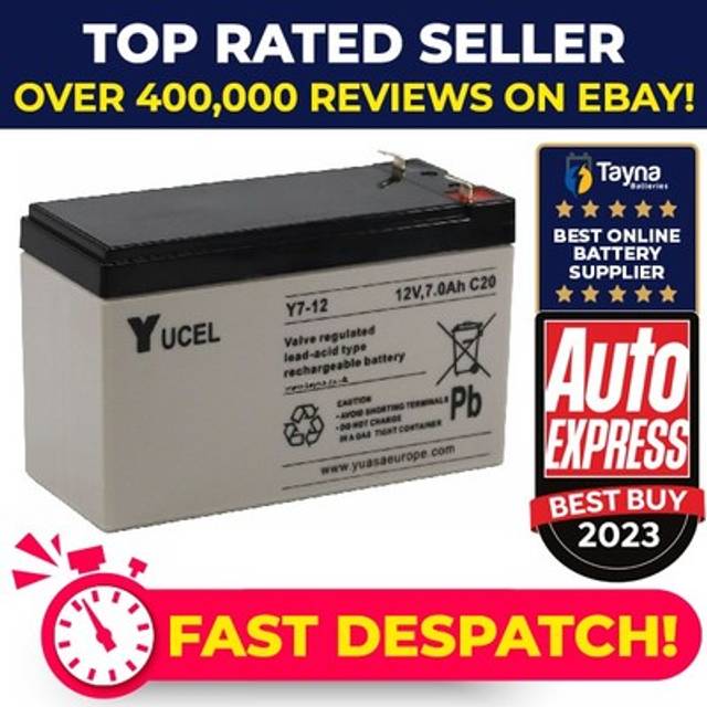Yuasa Yucel Y7-12 Vrla/agm Battery